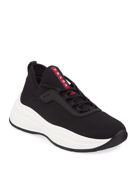 neoprene sneakers prada|prada lace up sneakers.